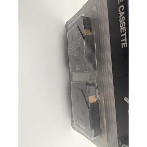 Brother P-Touch TC-33 Tape Cassette 2 Pack Gold on Black 12mm 1/2" for PT-6/8/10 - Picture 5 of 7